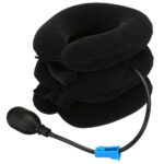 جهاز شد وسحب الرقبة القابل للنفخ – 3 طبقات مع 3 أنابيب | مساج وتراكشن هوائي لتخفيف آلام الرقبة - Image 5